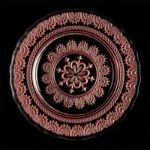Wholesale Glass Charger Plate PZ-056